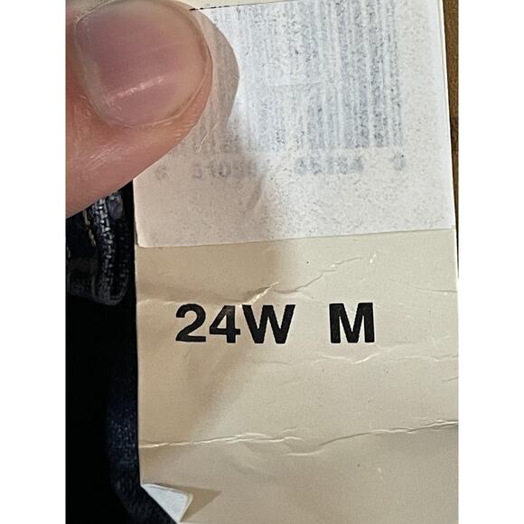 Lee Jeans Pants Womens 24W Straight Elastic Waist Denim Casual Workwear Plus - Picture 12 of 12